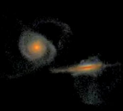 Ученые следят за образование массивной галактики