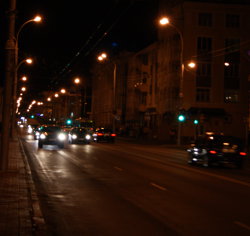 Фотография ночного города