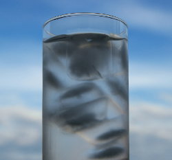 Фотография стакана чистой воды