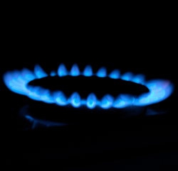 Фотография горящего газа